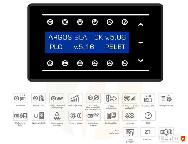 Kocioł Pleszewskie Kotły na pellet Technix SV200 10KW 60m2