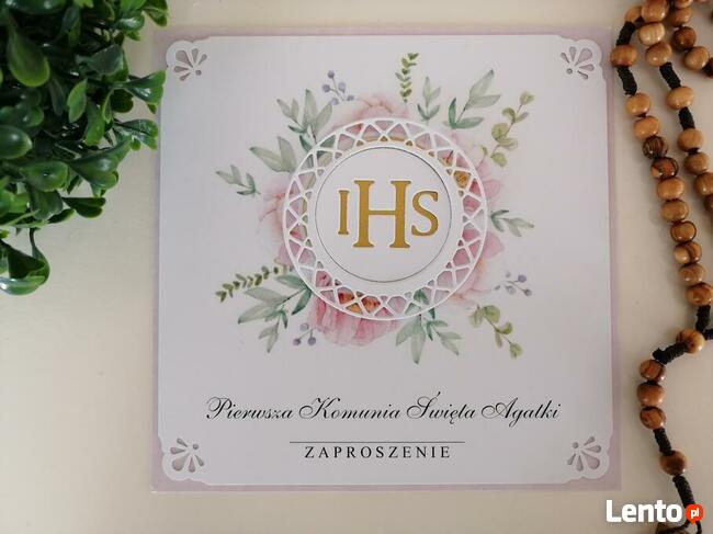 zaproszenia na komunię ręcznie robione