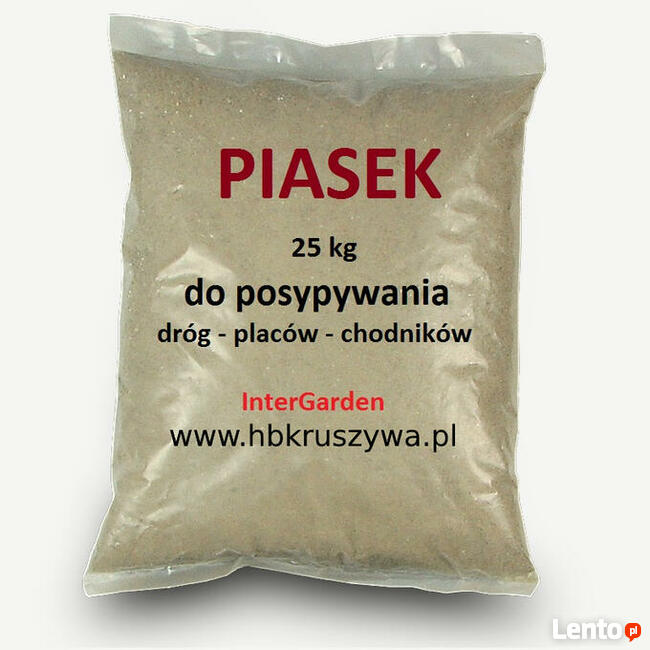 Worki z piaskiem 25kg Olszewnica