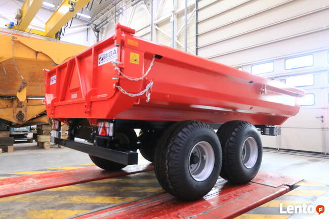 PRZYCZEPA BUDOWLANA WYWROTKA koparka Volvo KIPER