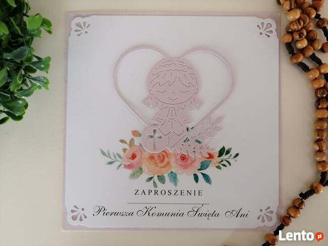 zaproszenia na komunię ręcznie robione