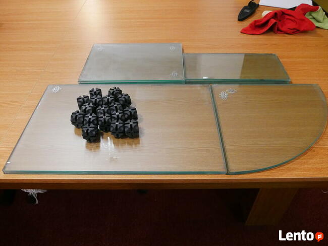 radiola składana ze szkła hartowanego