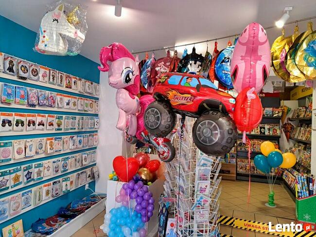 Balony lateksowe, foliowe