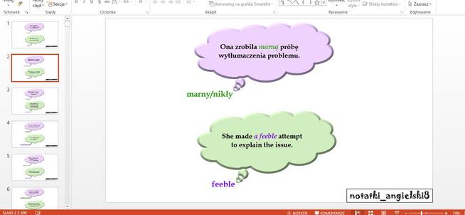 15 letnie Notatki język angielski matura