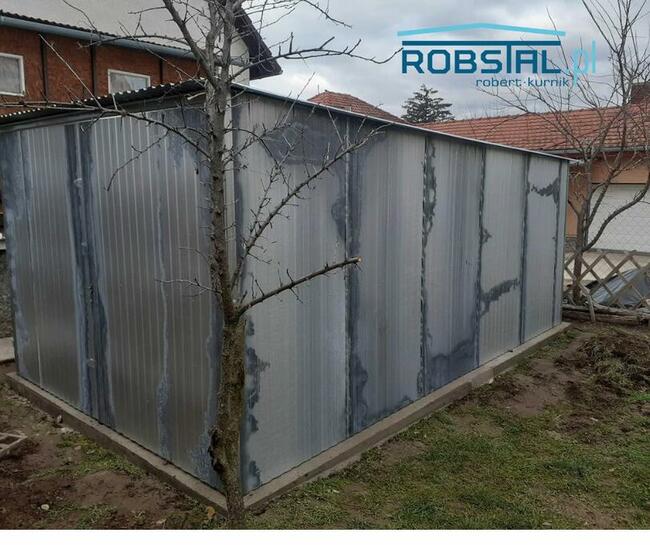 Garaż blaszany 3x5 II gatunek