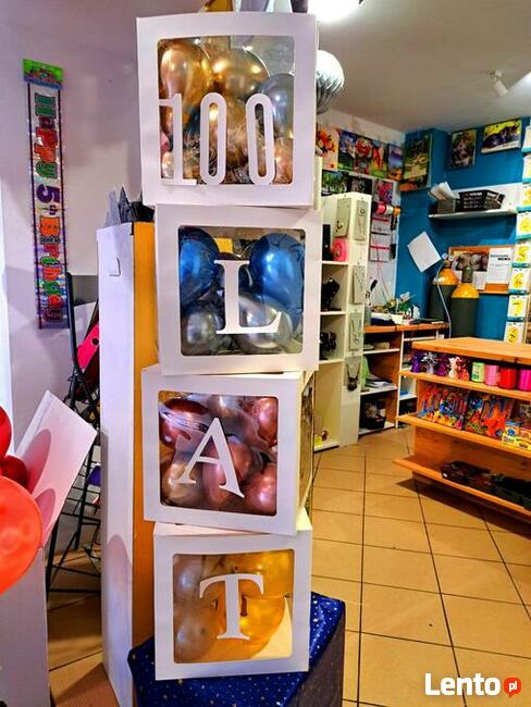 Balony lateksowe, foliowe