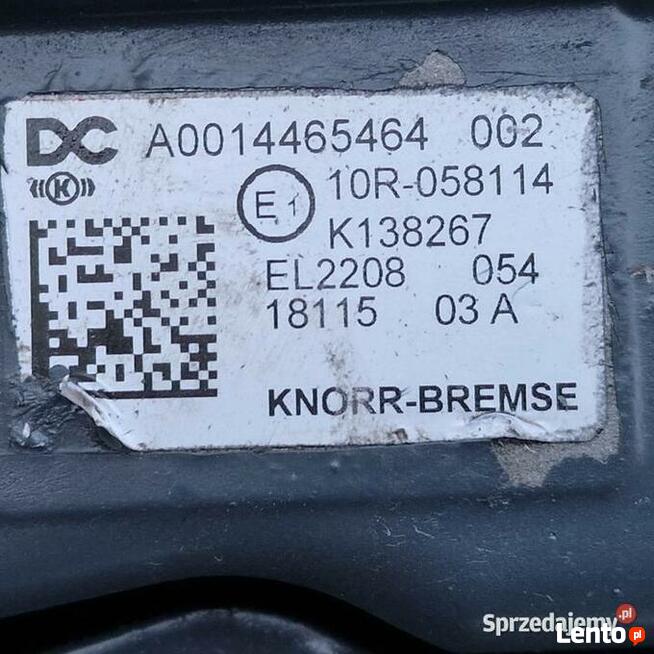 MERCEDES ACTROS ZAWÓR OSUSZACZ EL2208 A0014465464