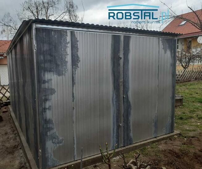 Garaż blaszany 3x5 II gatunek
