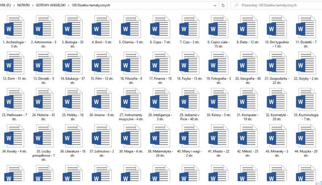 15 letnie Notatki język angielski matura
