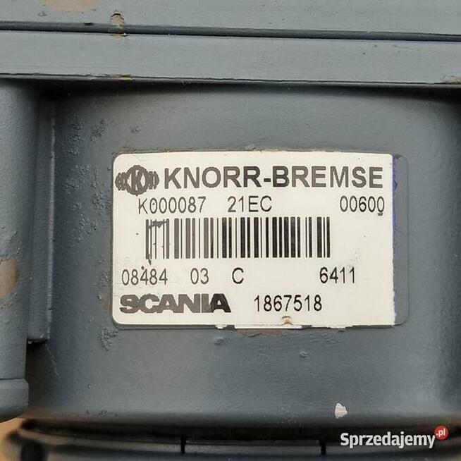 SCANIA R ZAWÓR GŁOWNY HAMULCA K000087