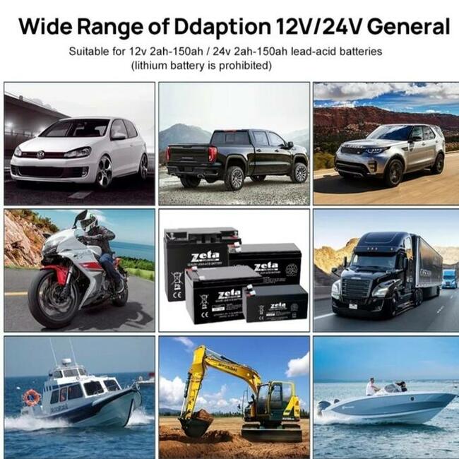 Prostownik ladowarka 10A automatyczny NOWY