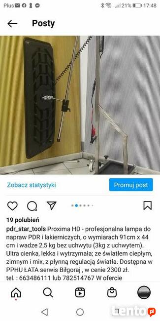 Lampa do napraw pdr