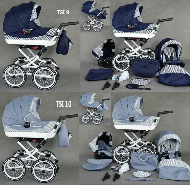 KLASYCZNY Wózek Dziecięcy Viko Retro 3w1 Classic