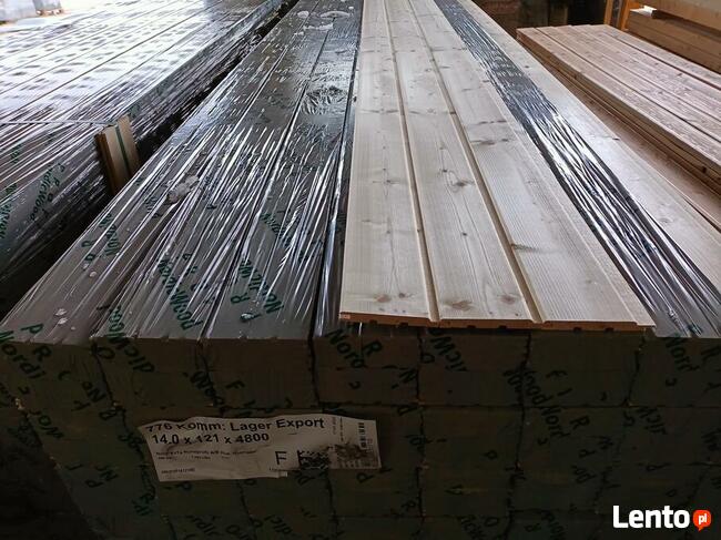 Podbitka, Boazeria 14x121 Kl. AB świerk, Softline