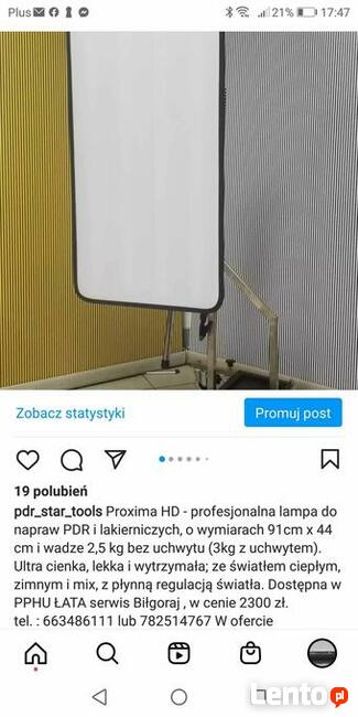 Lampa do napraw pdr