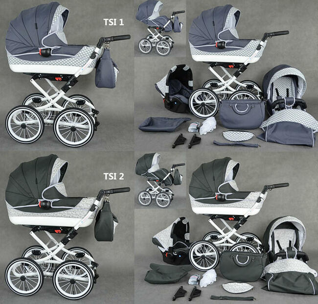 KLASYCZNY Wózek Dziecięcy Viko Retro 3w1 Classic