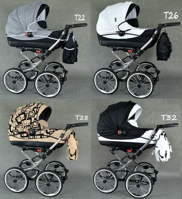 KLASYCZNY Wózek Dziecięcy Viko Retro 3w1 Classic