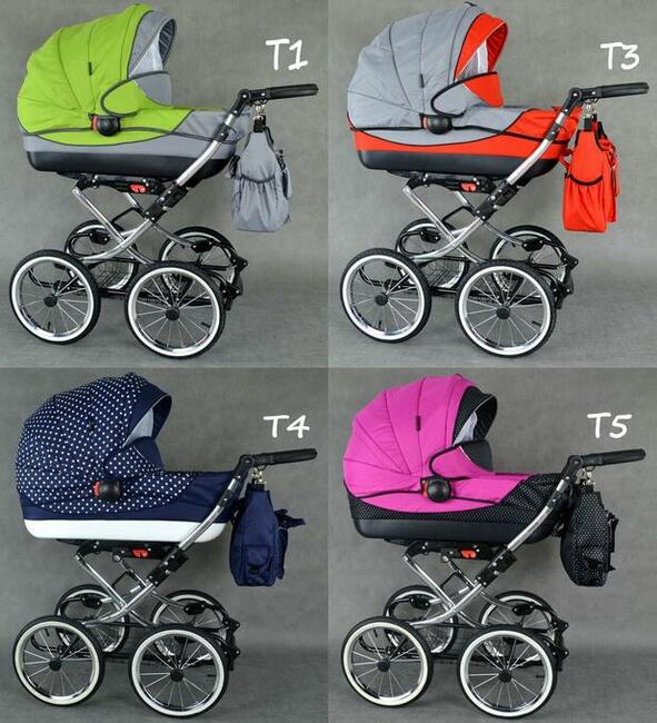 KLASYCZNY Wózek Dziecięcy Viko Retro 3w1 Classic