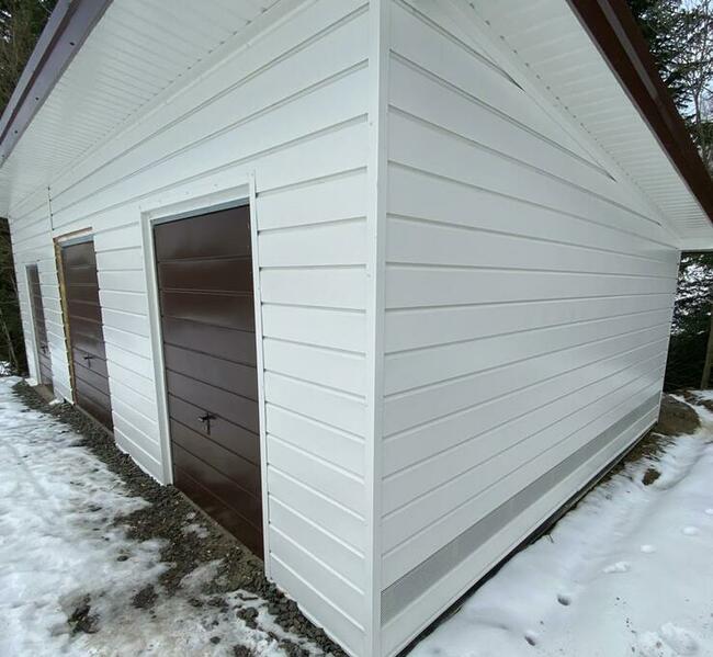 DESKI Z BLACHY drewnopodobnej - elewacje, bramy, płoty !!!