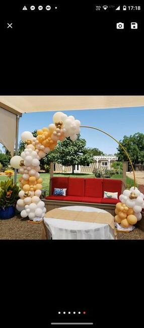 Łuk stelaż ścianka do balonow