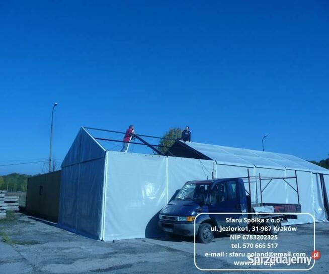 Poszycie do hali namiotowej dach bok z plandeki każdego pro