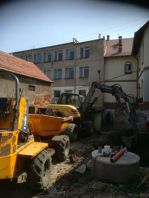 Wozidło 6 Ton obrotowe Wynajem Usługi wozidłem