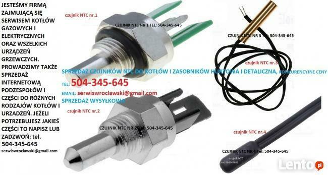 Czujnik temperatury pieca sonda NTC Ariston Viessmann Berret