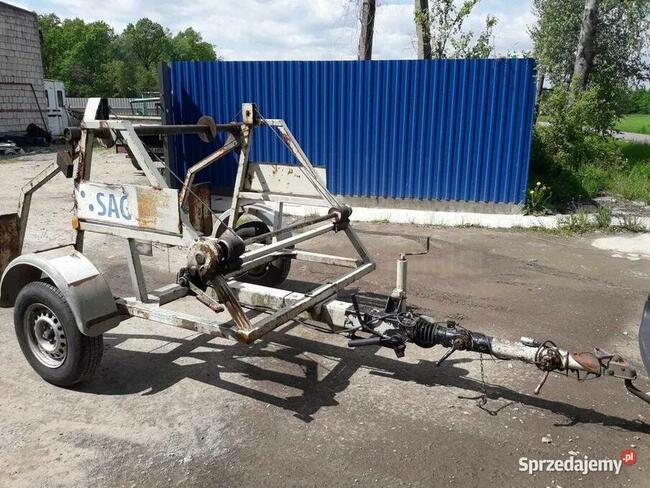 Przyczepa do kabli samozaładowcza bębnów dmc 1800kg