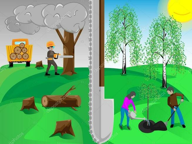 Wycinka drzew i samosiejek alpiniści Gdynia trojmiasto