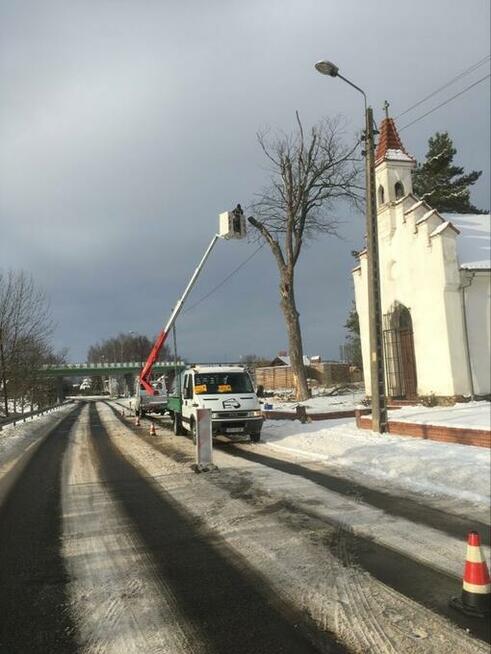 Podnośnik koszowy wynajem usługi 21m , 11 m bok, OPOLSKIE/DO