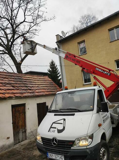 Podnośnik koszowy wynajem usługi 21m , 11 m bok, OPOLSKIE/DO
