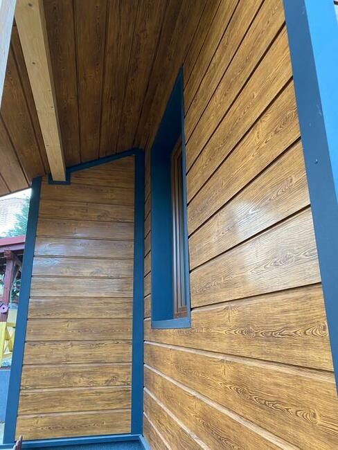 DESKI Z BLACHY drewnopodobnej - elewacje, bramy, płoty !!!