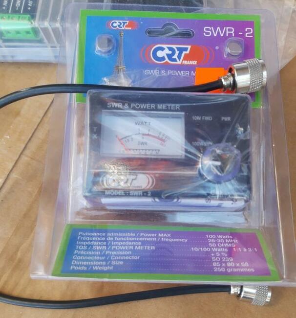 CRT SWR-2 - Reflektometr Miernik CB 26-30MHz SWR PWR 100W