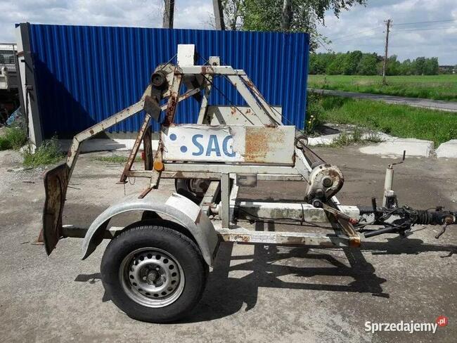 Przyczepa do kabli samozaładowcza bębnów dmc 1800kg