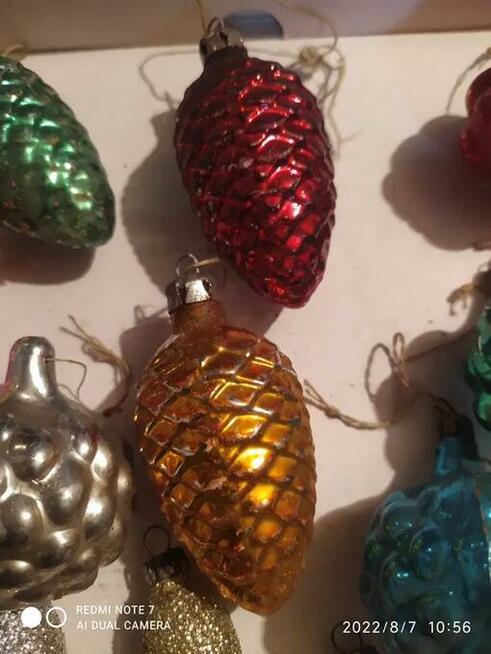 Bombki choinkowe z PRLu