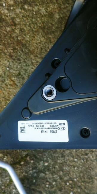 LUSTERKO PRAWE KIA CEED 8 PIN 87606-1H165