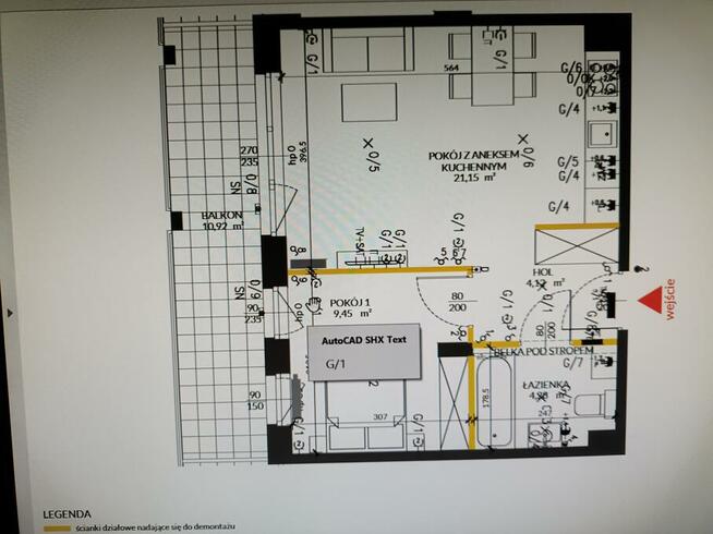 wynajmę bezpośrednio 2 pokojowe mieszkanie