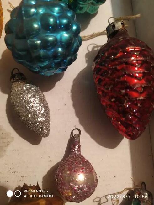 Bombki choinkowe z PRLu