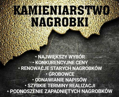 TANIE NAGROBKI KAMIENIARSTWO - ŚLĄSK I MAŁOPOLSKA