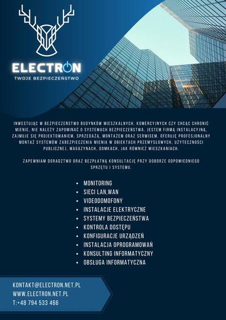 Systemy Bezpieczeństwa - Monitoring, Inteligentny Dom, Alarmy
