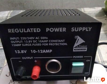 Zasilacz 13,8V 10A 12A DF1763 do CB radia ZS10 stabilizowany