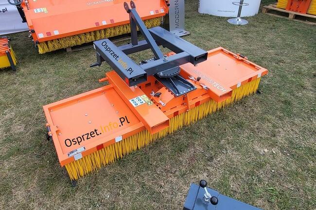 Skrętna zamiatarka szczotkowa ZLP LONG - 200cm( widły + TUZ)