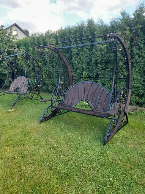 Huśtawka ogrodowa metalowa