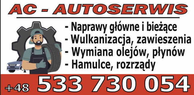 AC-autoserwis. MECHANIK SAMOCHODOWY