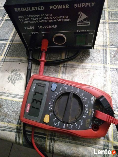 Zasilacz 13,8V 10A 12A DF1763 do CB radia ZS10 stabilizowany