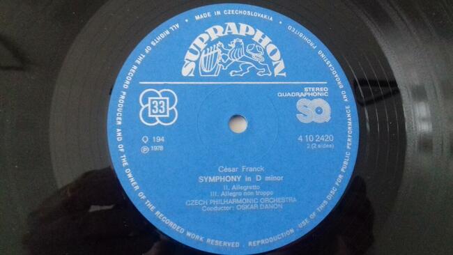Winyl – Franck-Symphony in D minor, sprzedam