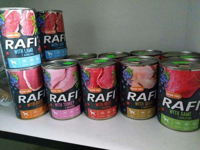 Puszki Rafi 400g dla psa