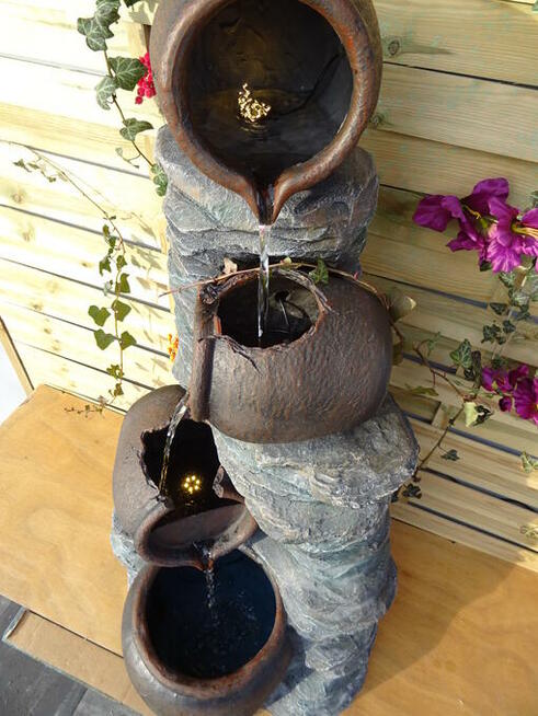 FONTANNA OGRODOWAWODOGRZMOTYwys.120cm ! ośw.LED*