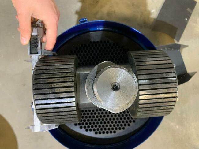 Głowica peleciarki do peletu 22kW Od ręki, Do 300 kg/h pelet