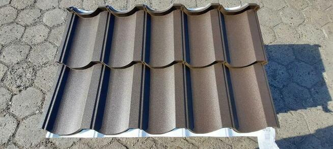 Blachodachówka II gatunek grafit-brąz-czarny dom-bud.gosp.-a